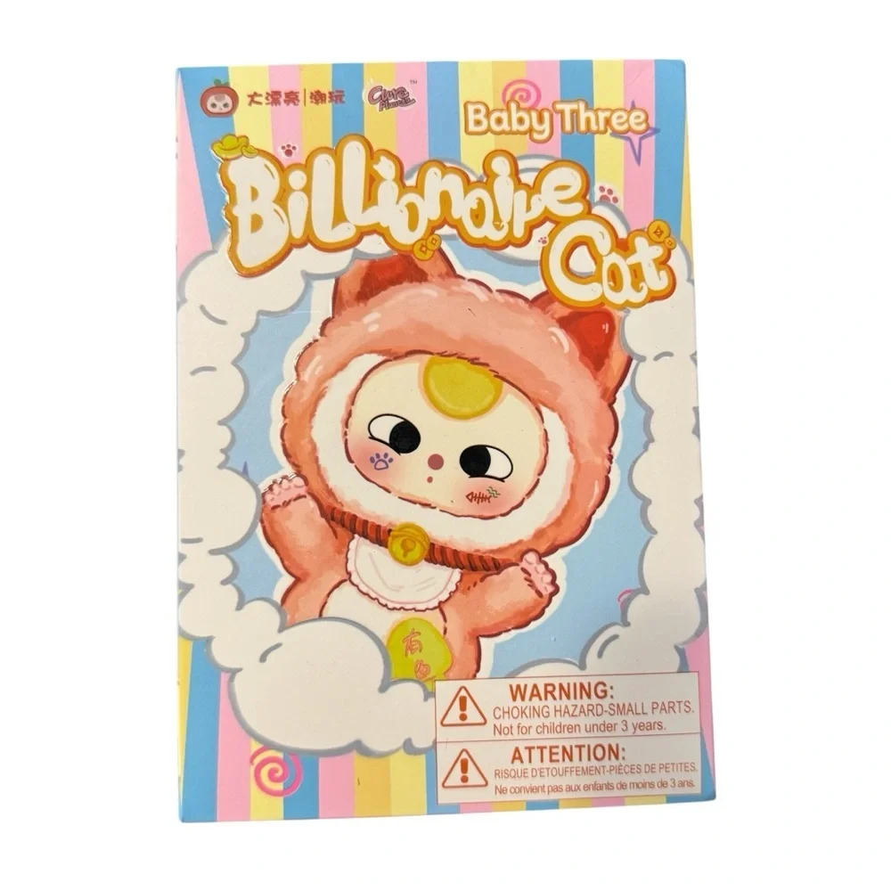 NWT Baby Three Billionaire Lucky Cat Series Blind Box random New in Box
